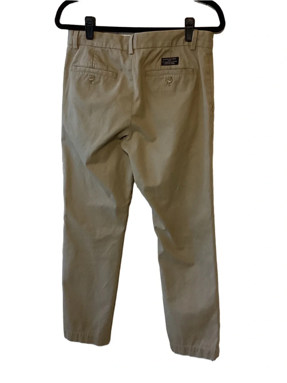 Men's Banana Republic Aiden Slim-Fit Tan Chino Pants 30x30 (Fits 30x28) Office